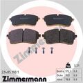 1x ORIGINAL® Zimmermann 22485.190.1 Bremsbelagsatz, Scheibenbremse