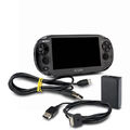 PS Vita Konsole Slim Wifi Pch-2016 in Schwarz mit USB-Ladekabel #61A