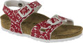 Birkenstock Rio Kids Nautical Print Red Kindersandale Größe 24-34 Fußbett schmal