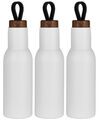 Edelstahl Thermosflasche 3 Set Trinkflasche Isolierflasche Wasserflasche Outdoor