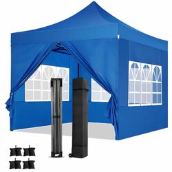 Pavillon 3x3m Faltpavillon Wasserdicht Stabil Winterfest Pavillion Gartenzelt DE