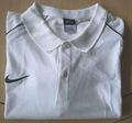 Nike Herren Polo-Shirt, Gr. XXL, Weiss 100% Baumwolle. Neuwertig! 