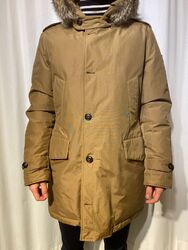 WOOLRICH HERREN JACKE WINTERJACKE IN BEIGE GRÖßE: L