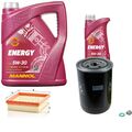 MANN Inspektionspaket 6 L MANNOL Energy 5W-30 für Toyota Corolla Kombi 2.0