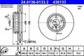 1x ATE Bremsscheibe 24.0136-0133.2 für BMW 5er G30 F90 3er G20 G80 G28 Touring