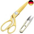 Handi Stitch Schneiderschere Gold Stoffschere mit Fadenschneider - Profi