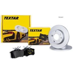 TEXTAR Bremsenset hinten Toyota Corolla Yaris Bremsscheiben + Bremsbeläge