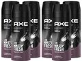 AXE Deo Deospray Bodyspray Black Night Deodorant ohne Aluminiumsalze 6x 150ml