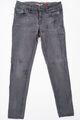 Q/S S.Oliver Damen Jeans Gr.36 L32 grau dunkelgrau stonewash gerade Stretch XB81