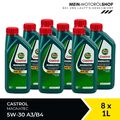 Castrol Magnatec 5W-30 A3/B4 VW Renault Mercedes MB API SL 8x1 Liter = 8 Liter