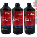 TRW Bremsflüssigkeit DOT 4 3L 3x 1000ml Brake Fluid Auto Motorrad NFZ