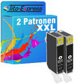 2 Patronen XL Black für Canon Pixma MP 980 MP 990 MX 860 MX 870 IP 3600 CLI-521