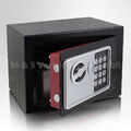 Mini Tresor Zahlenschloss elektronisch Minisafe Wandtresor Wandsafe schwarz Safe