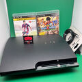 Sony Playstation 3 PS3 Slim Set Konsole 120GB CECH-2504A + 2 Spiele