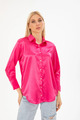 Satin Hemd Damen Blus Langärmelig Arbeitskleidung Satinhemd Seidenhemd Bluse