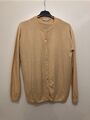 Peter Hahn, Damen Set Strickjacke und Pullover, Gr. 40, Beige-Gelb, Wolle