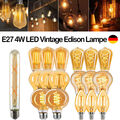 E27 LED Glühbirne 4W Retro led Lampe warmweiße Glühbirne Edison Glühbirne 2700K