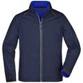 James & Nicholson Herren Zip-Off Softshell Jacke JN1122 Gr. S navy/royal