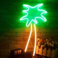 Neon LED Schild Palme Licht Wand Deko Leuchte Gaming Setup Streamer Beleuchtung