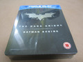 Batman Begins + The Dark Knight - Jumbo Steelbook ( geprägt ) DEUTSCH -NEU&OVP