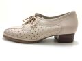 Semler Damen Halbschuh Schnürschuh Comfortschuh Beige Gr. 37,5 (UK 4,5)