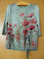 Blusenshirt von "Chelsea Rose NYO", Olive mit Print Gr. 36