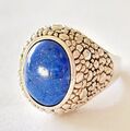 Whitney Kelly WK Sterlingsilber Kuppel Cabochon Lapis Ring Größe 11