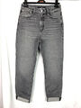 Mavi Damen Jeans Star Iconic High-Rise, Mom Jeans Grau W27 L29