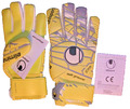 Torwarthandschuhe 1 Paar Gr: 10,5 Supersoft Eliminator gelb/grau/weiß Uhlsport