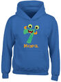 Personalisierter Hoodie Monster Seven 7 Kinder Zahlentag Mathe Jungen Mädchen Geschenk Top