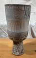 Große Steingut Vase Keramik 35 cm hoch