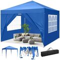 Faltpavillon 3x3m 3x4,5m Wasserdicht Partyzelt Gartenzelt UV Pavillon Festzelt