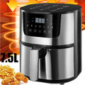 XXL Heißluftfritteuse 7,5L Fritteusen Friteuse Heißluft Air Fryer 1300W Digitale