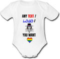 WALELA Baby Name Baby Grow Weste Body CREATE YOUR OWN DESIGN benannt nach einem Geschenk