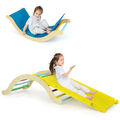 3 in 1 Kinder Kletterleiter Kletterdreieck Kletterbogen Rutsche