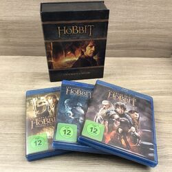 Blu-Ray Box • Der Hobbit - Die Spielfilm Trilogie • 3 Blu-Rays #K34