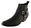 Herren Cowboystiefel Stiefeletten Braun Schwarz Gr. 38 39 40 41 42 43 44 45 46