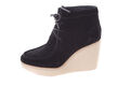 Tommy Hilfiger Damen Ancle Boots Stiefeletten Keilabsatz Schwarz #55