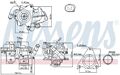 NISSENS AGR Ventil ** FIRST FIT ** 98379 Aluminium HIGH PRESSURE SIDE für VW 7 4