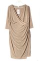 ALBA MODA Wickelkleid Damen Gr. DE 46 creme Casual-Look