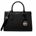 Michael Kors Tasche Handtasche Damentasche Sheila MD ZIP Satchel Schwarz neu