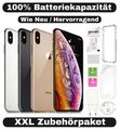 Apple iPhone XS - 64 256 512 GB - Schwarz Silber Gold - WIE NEU - 100% Batterie