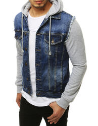 Herren Jeansjacke Übergangsjacke Sweatjacke Denim Classic Jacke DSTREET S-2XL