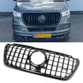 Passt für Mercedes Sprinter W907 Kühlergrill Glanz Schwarz GT Panamericana Grill