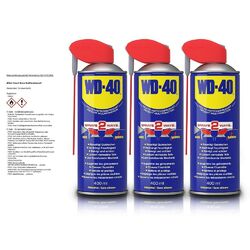 WD-40 3x 400ml FÜR SMART STRAW MULTIFUNKTIONSPRODUKT VIELZWECK SPRAY ROSTLÖSER ### MIT INTEGRIERTEM SPRÜHKOPF ###