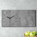 Dekor Leinwand Uhr Wandbilder Geräuschlos Küche 60x30 Beton Zement Textur