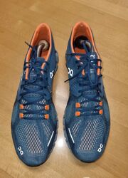 ON CLOUD  Herrenschuhe Sneakers  Gr.43 UK 9  Blau/Orange