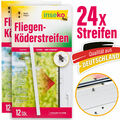 24 x inseko Fliegen-Köderstreifen I Fliegenköder für Fenster I Fliegenfalle