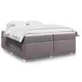 Boxspringbett mit Matratze Bett Polsterbett Bettgestell Kunstleder vidaXL