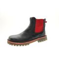 Grünbein Stiefelette Stiefel Chelsea Boots Schwarz Leder Damen Schuhe Gr. 37